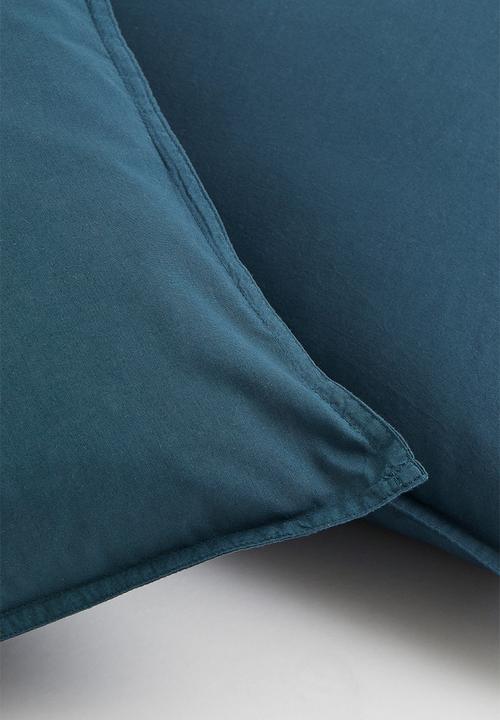 H&M - 2-pack cotton pillowcases - turquoise