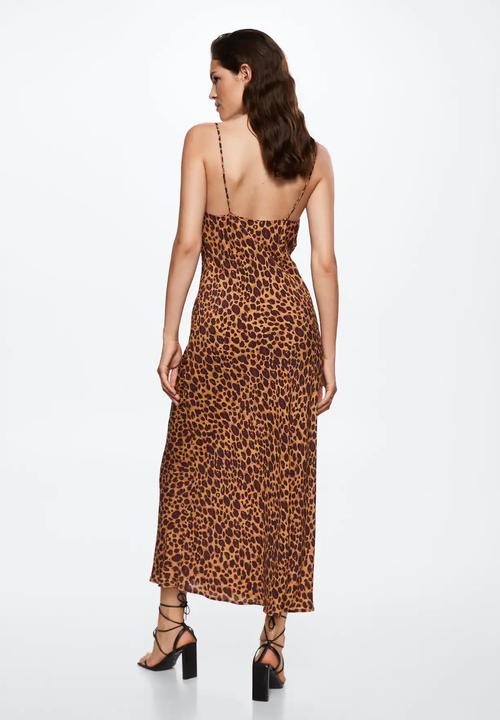 MANGO - Dress kendal - brown
