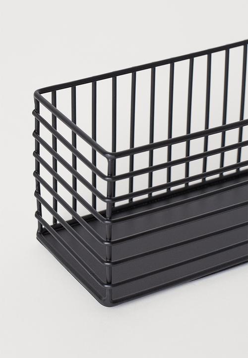 H&M - Metal wire basket - black