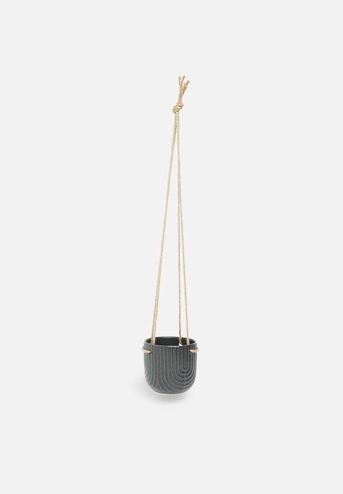 H&S - Flower pot - black
