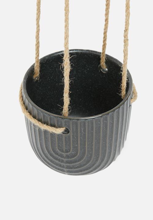 H&S - Flower pot - black