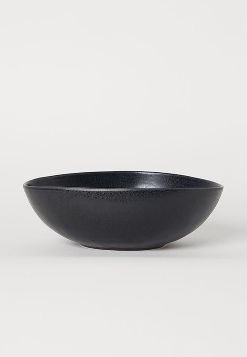 Large stoneware serving bowl - grey