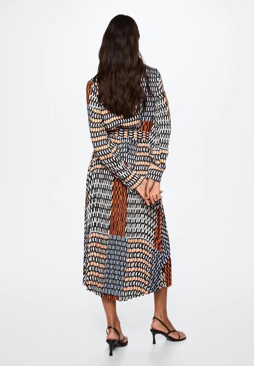 MANGO - Dress westy - orange