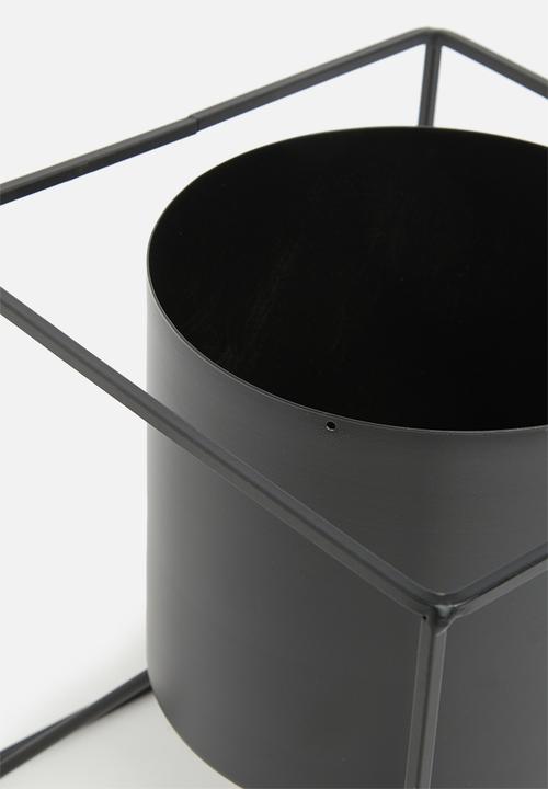 H&S - Flowerpot holder- black