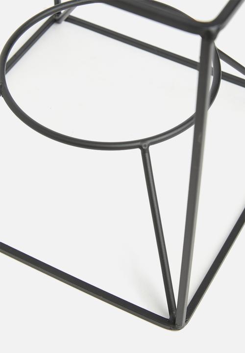 H&S - Flowerpot holder- black