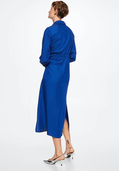 MANGO - Dress jaca - medium blue