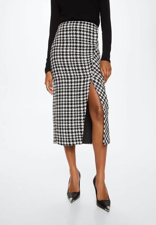 MANGO - Skirt veneto - black