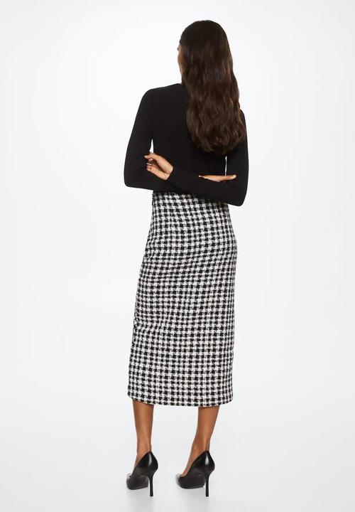 MANGO - Skirt veneto - black