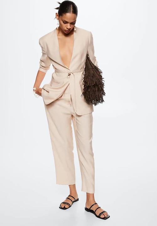 MANGO - Trousers peanut-h - light beige