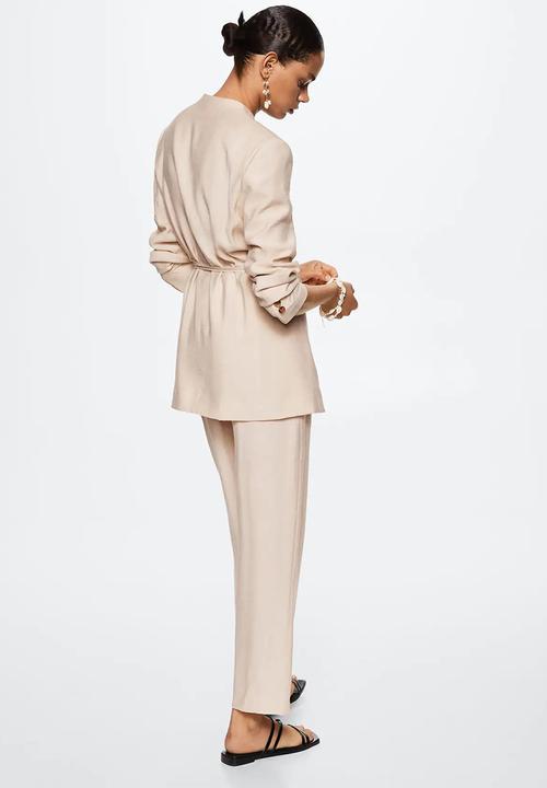 MANGO - Trousers peanut-h - light beige