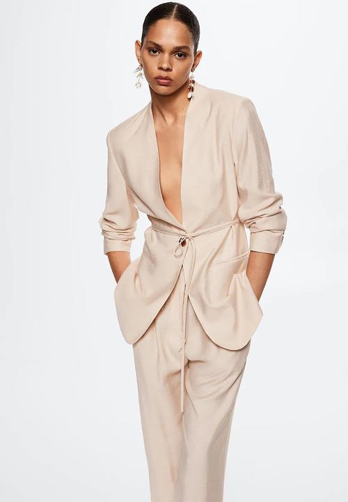 MANGO - Trousers peanut-h - light beige