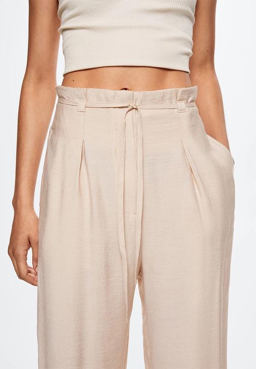 MANGO - Trousers peanut-h - light beige