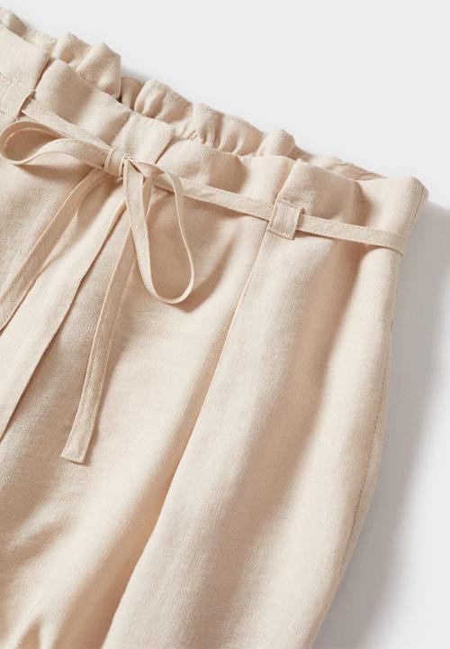 MANGO - Trousers peanut-h - light beige