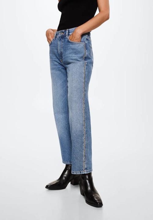 MANGO - Jeans topanga - open blue