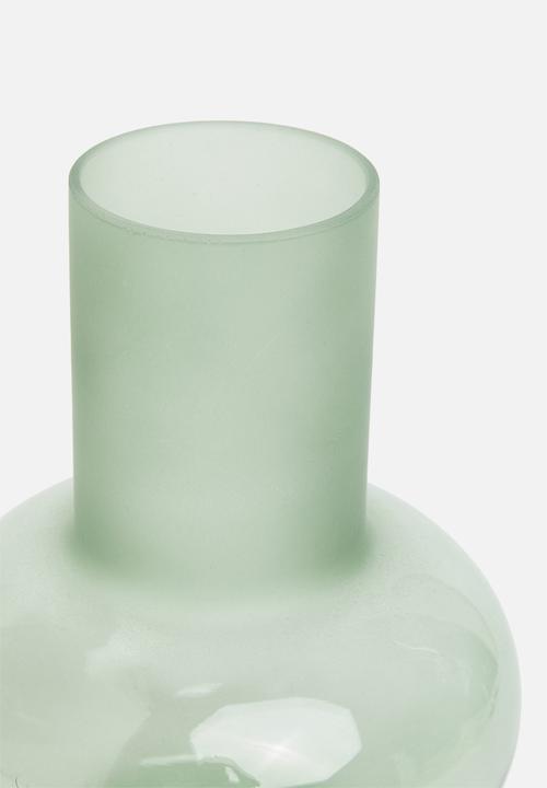 H&S - Bulbous vase - green