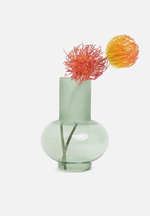 H&S - Bulbous vase - green