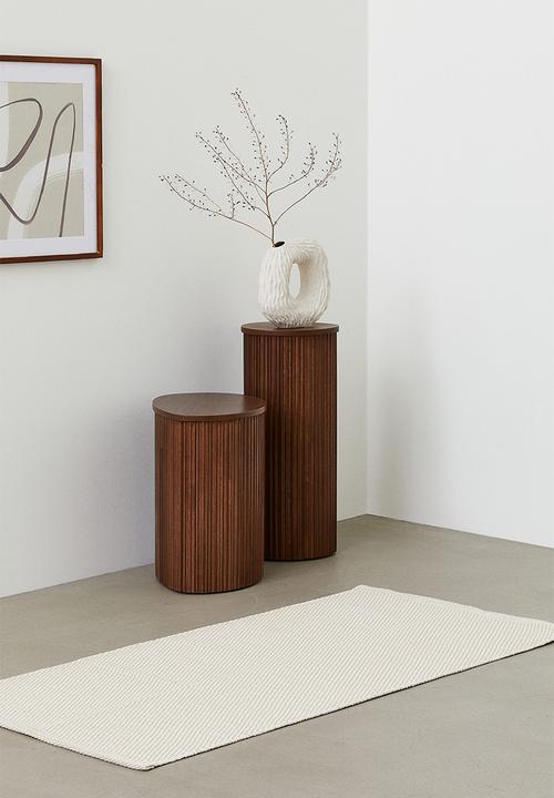 H&M - Cotton rug - white/beige/multi