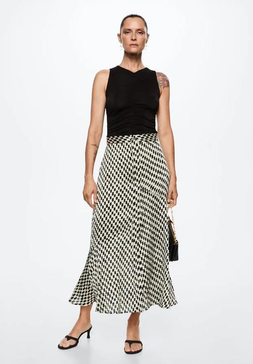 MANGO - Skirt sixty - black
