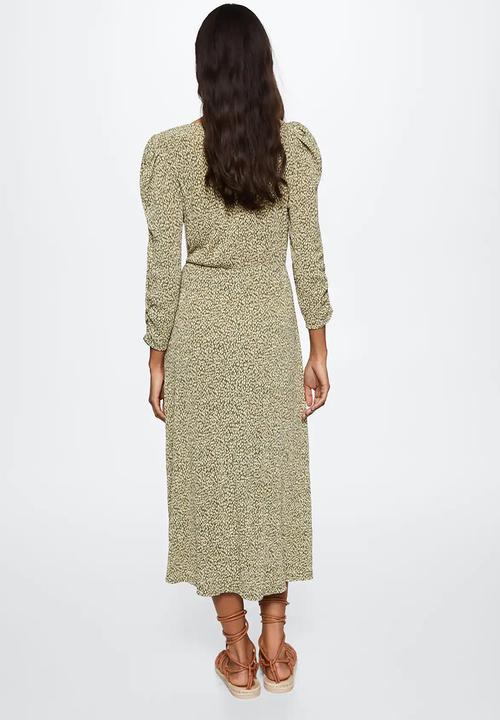 MANGO - Dress pomelo3 - green
