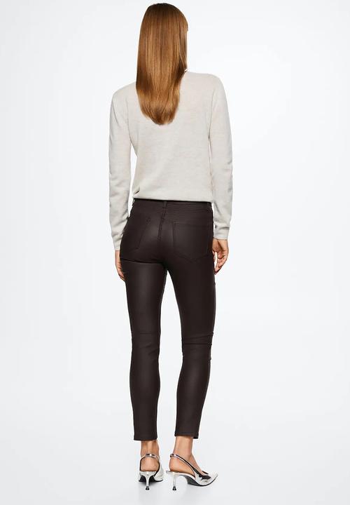 MANGO - Jeans isa - dark brown