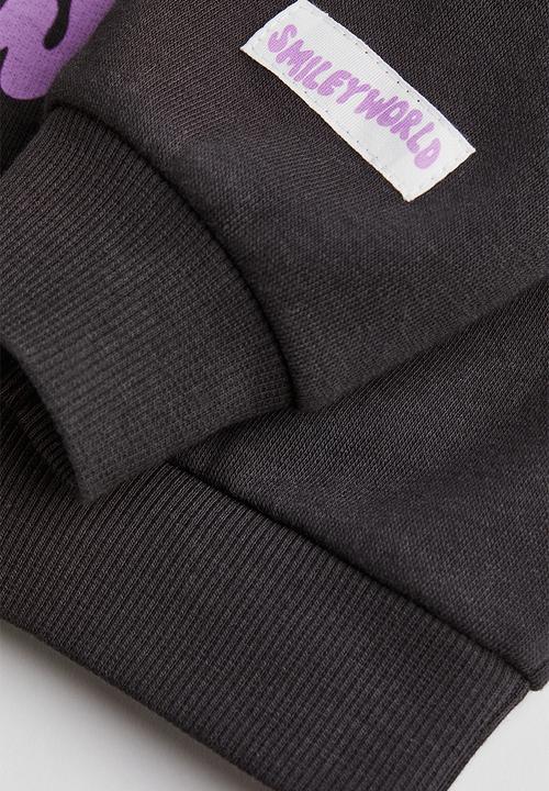 H&M - Sweatshirt - dark grey/smileyworld®