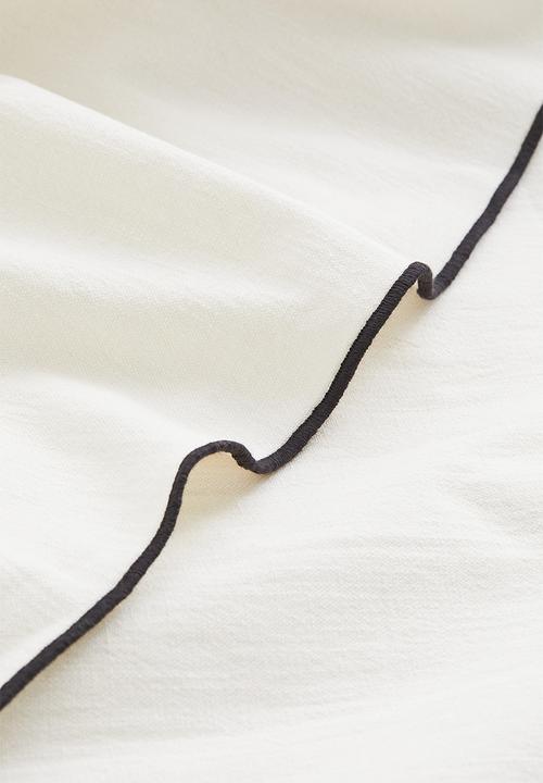 H&M - Linen-blend tablecloth - multi/white