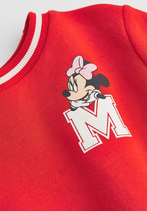 H&M - Sweatshirt - red/minnie mouse
