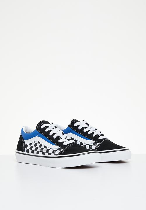 Vans - Jn old skool - logo black & blue