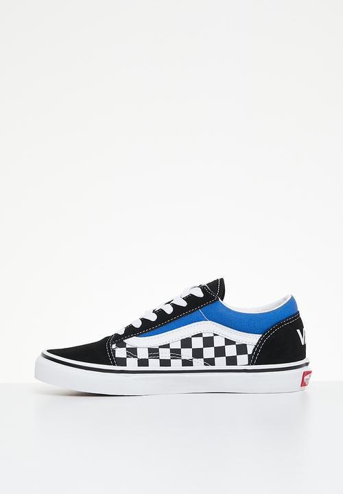 Vans - Jn old skool - logo black & blue
