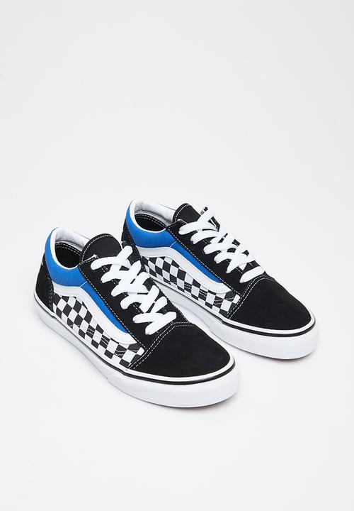 Vans - Jn old skool - logo black & blue