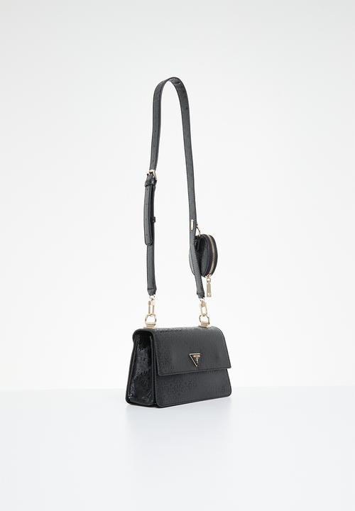 GUESS - Alexie crossbody flap - black