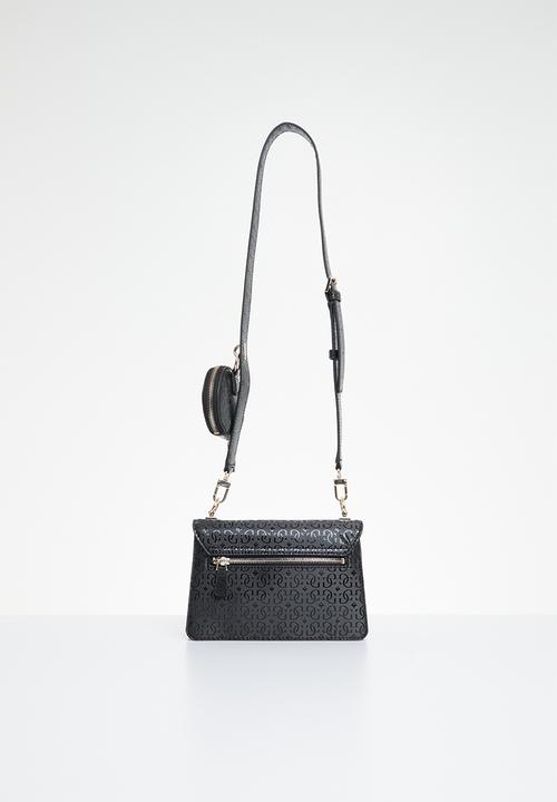 GUESS - Alexie crossbody flap - black