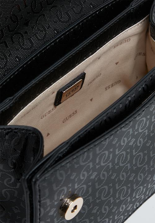 GUESS - Alexie crossbody flap - black