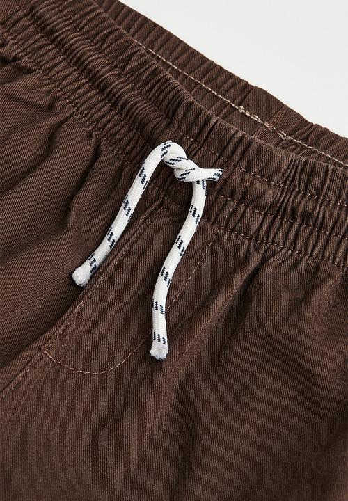 H&M - Relaxed fit joggers - dark brown