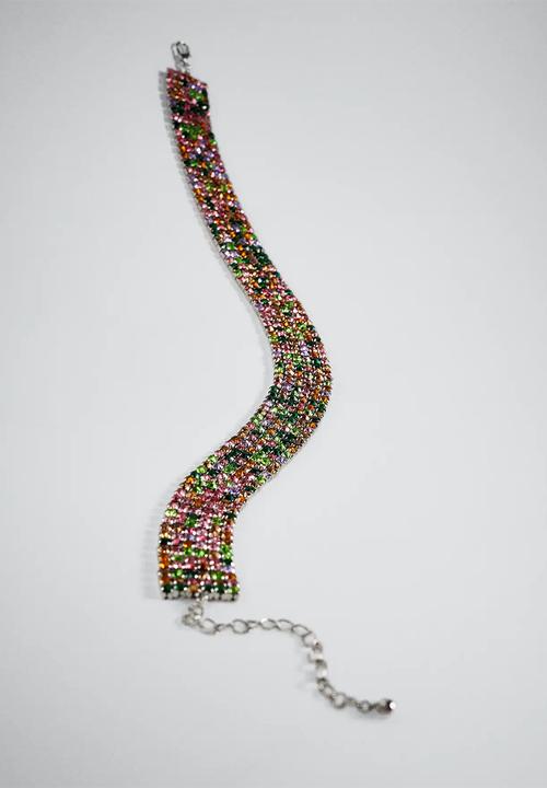 MANGO - Necklace elisabet - grey pl
