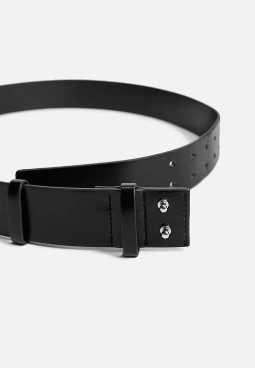 MANGO - Belt heura - black