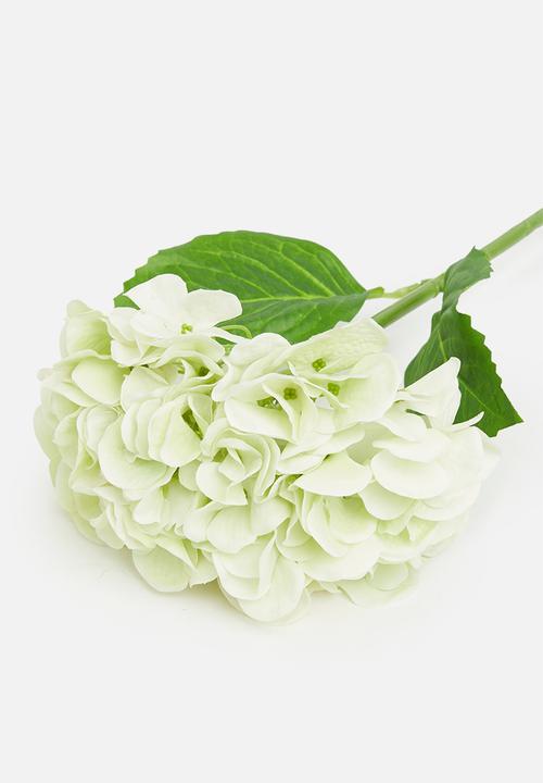 Silk By Design - Hydrangea single stem - green