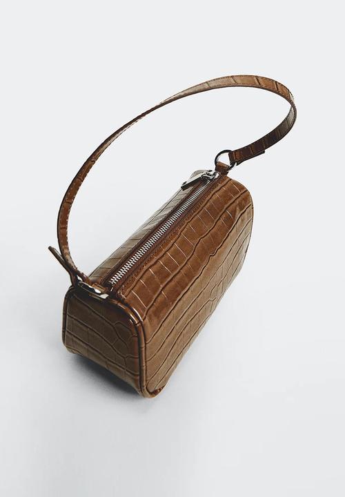 MANGO - Bag mchbrick - brown