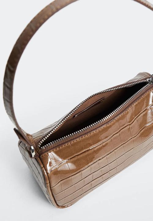 MANGO - Bag mchbrick - brown