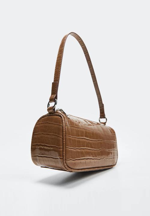 MANGO - Bag mchbrick - brown