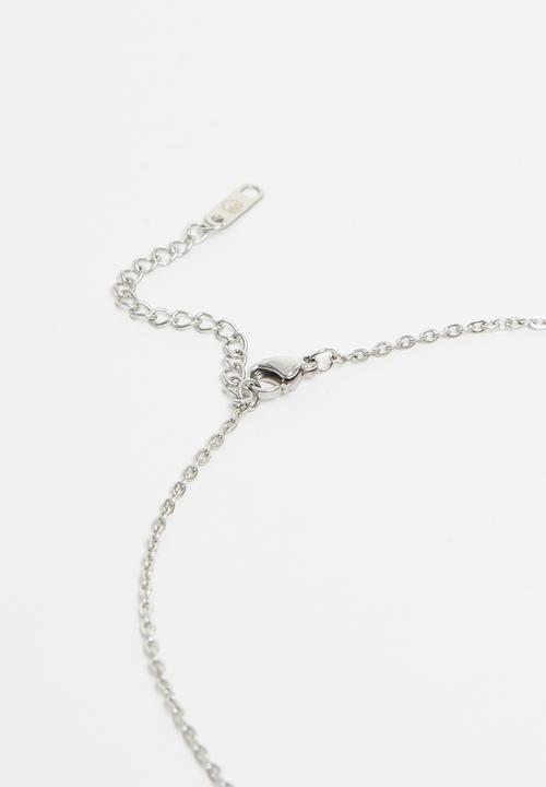 ERA by DJ Zinhle - Rose pendant necklace - silver 
