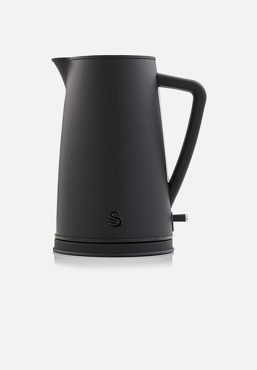 Swan - Stealth Kettle & 4 Slice Toaster - Black