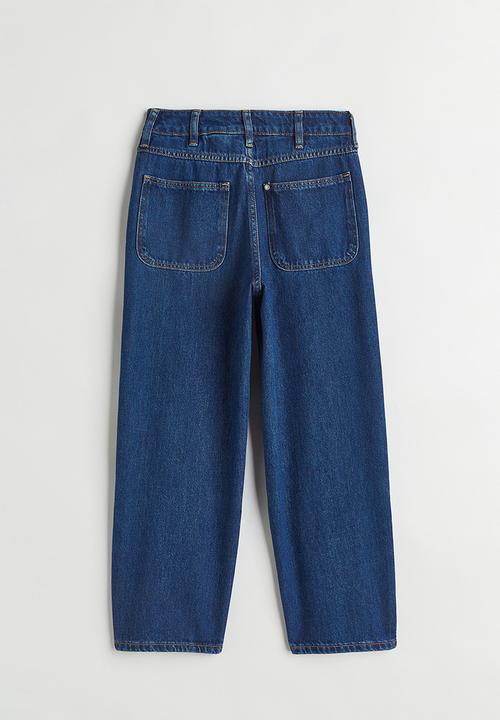 H&M - Comfort stretch baggy fit jeans - dark denim blue