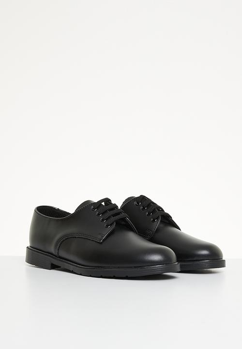 Softer - Teen boys school shoes - black