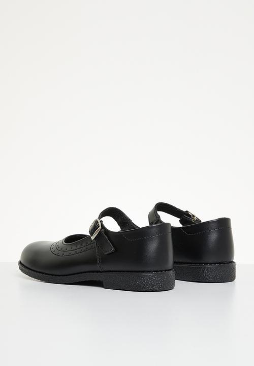 Softer - Girls school shoes - black