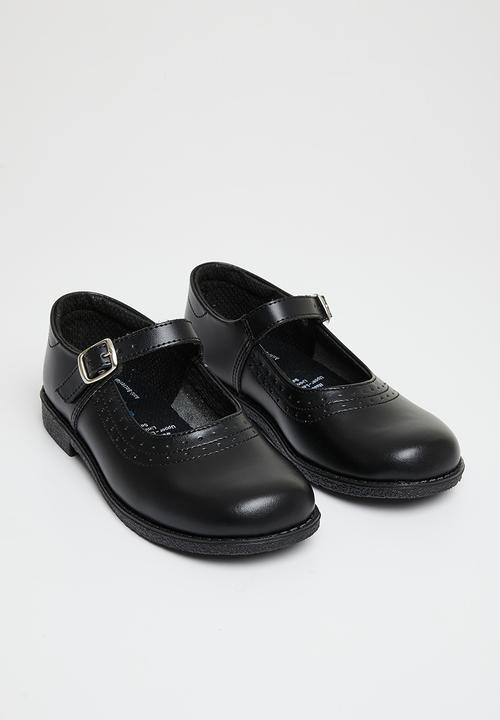 Softer - Girls school shoes - black
