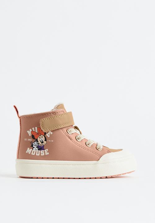 H&M - Printed hi-tops - beige/minnie mouse