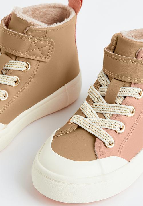 H&M - Printed hi-tops - beige/minnie mouse