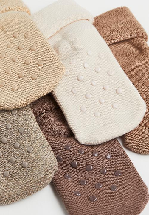 H&M - 5 Pack anti-slip socks - multi