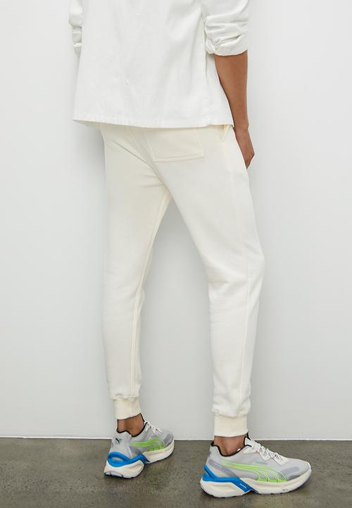 Superbalist - Madrid slim fit nasa print sweatpants - ecru
